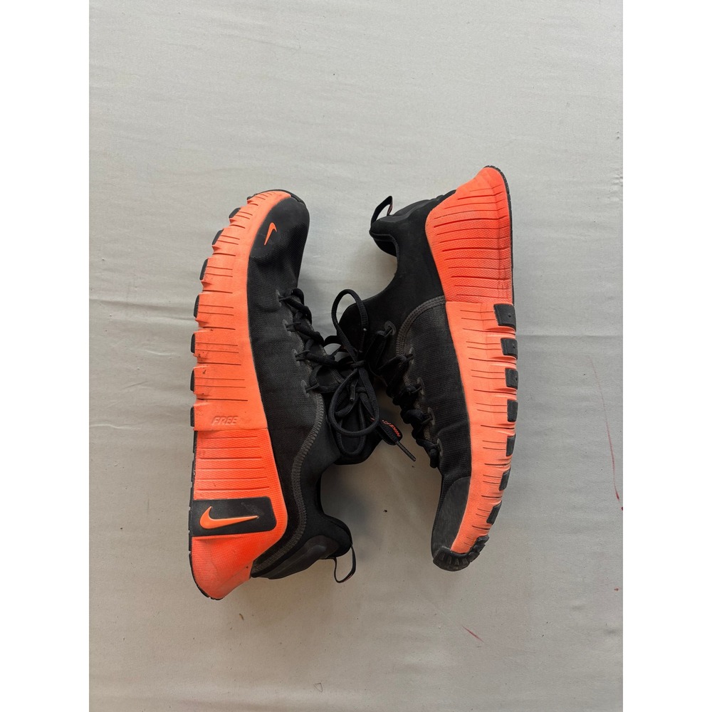Nike Free Metcon 6 Black Bright Mandarin Training Shoes FJ7127-004 Mens 11